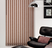 stores californiens à bandes verticales