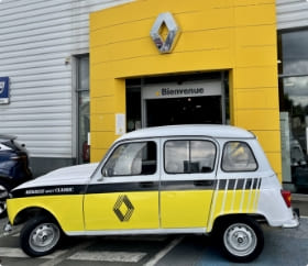 sie-haben-eine-gelbe-renault-Verkleidung-aufgelegt