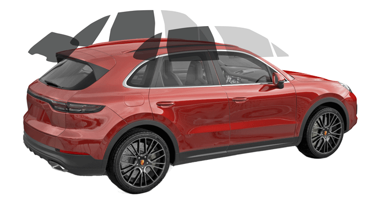 Votre kit vitres teintées découpé et thermoformé sur-mesure
