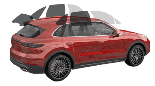 Your custom-made thermoformed tinted window kit Your custom-made thermoformed tinted window kit