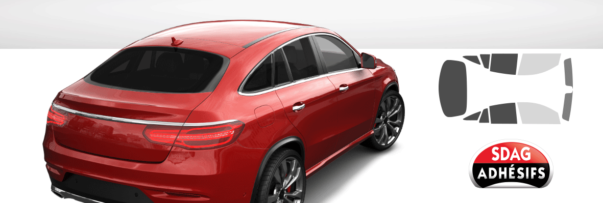 Votre kit vitres teintées découpé et thermoformé sur-mesure