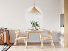 Revêtement adhésif effet cuir blanc Arche