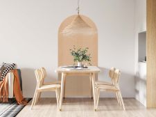 Klebefolie Leder Boa beige Perlmutt Arche