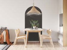 Vinyl imitation cuir mat marron Arche