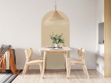 Adhésif imitation cuir mat beige Arche
