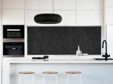Adhesivo decorativo efecto cuero negro y plateado Crédence Adhesivo decorativo efecto cuero negro y plateado Crédence