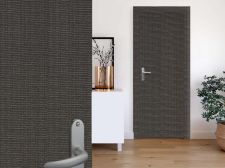 Adhésif décoratif cuir écailles argentées Porte Adhésif décoratif cuir écailles argentées Porte