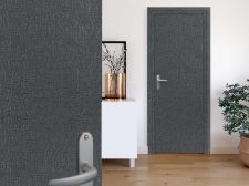 Silver crackle effect fabric adhesive Door Silver crackle effect fabric adhesive Door
