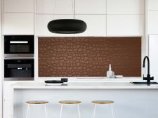 Tessuto adesivo di design marrone scuro Crédence