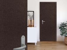 Bronze crackled fabric effect decorative coating Door