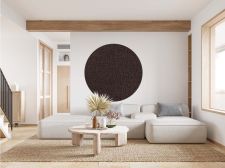 Revêtement déco effet tissu craquelé bronze Rond