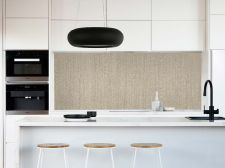 Revêtement décoratif imitation tissu beige Crédence Revêtement décoratif imitation tissu beige Crédence