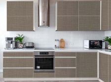 Tessuto decorativo adesivo in similpelle a quadri Cucina frontale