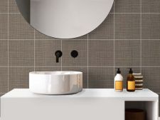 Adesivo decorativo che imita il tessuto a quadri Piastrelle per pareti