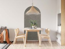 Adhesivo imitación tejido cepillado gris oscuro Arche