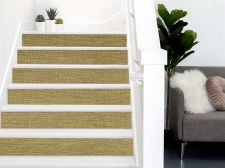 Beige and gold fabric upholstery Contremarche
