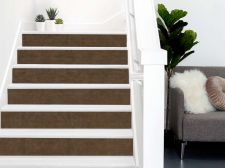 Revêtement décoratif tissu marron brossé Contremarche