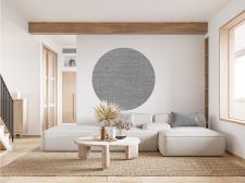 Nastro decorativo imitazione tessuto chevron bianco e nero Round Nastro decorativo imitazione tessuto chevron bianco e nero Round