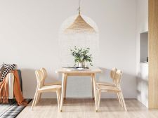 Adhesivo imitación de tejido chevron beige Arche