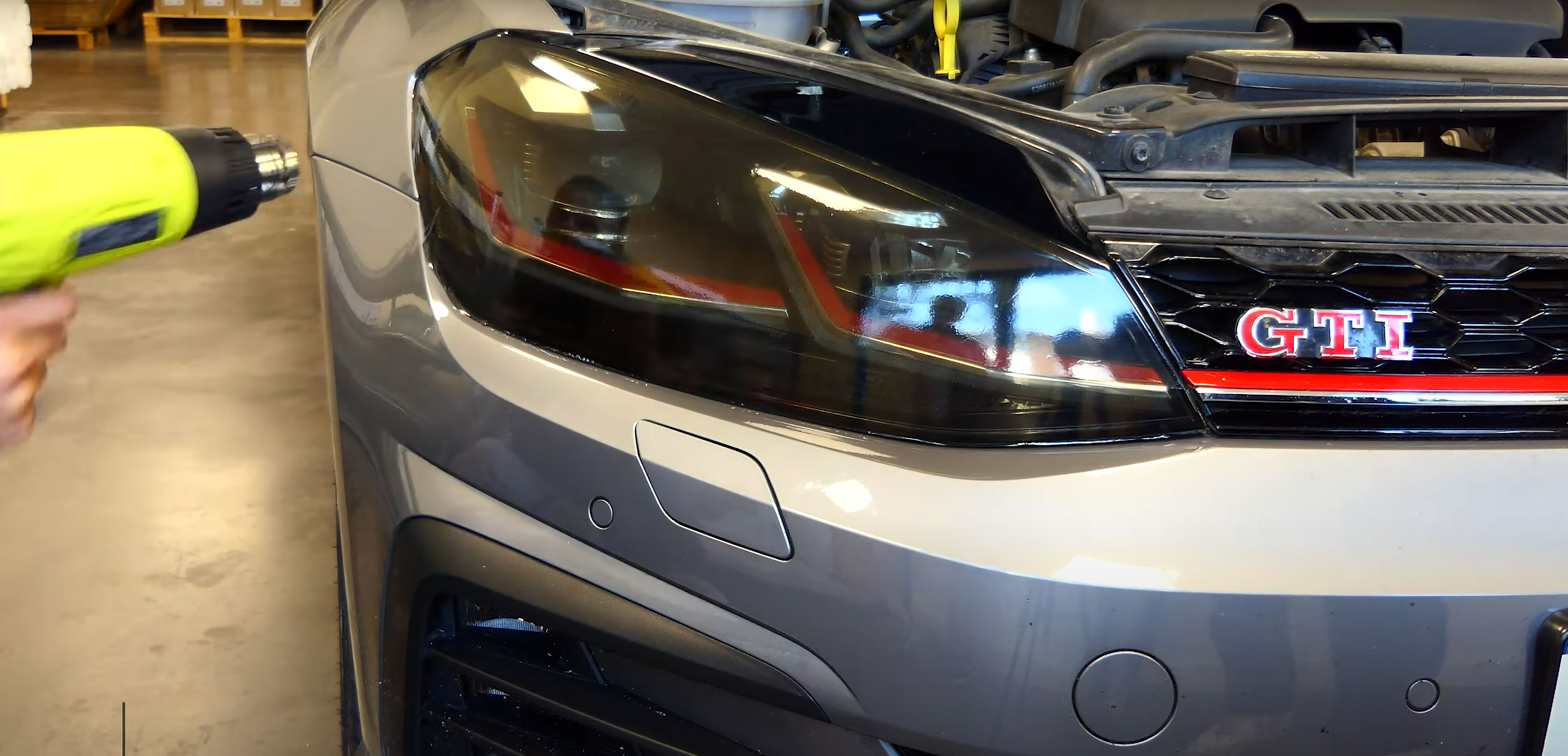 Tinted film for car headlamps: Soapy water or dry application? 