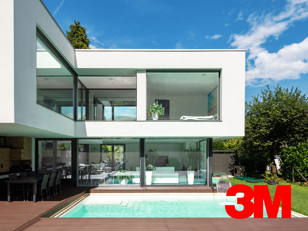 3M transparent sun protection film Prestige 70 outdoor