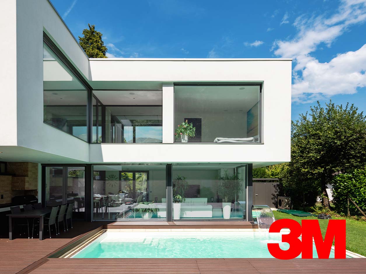 3M transparente Sonnenschutzfolie Prestige 70 außen - Rolle 7,00 m x 0,33 m