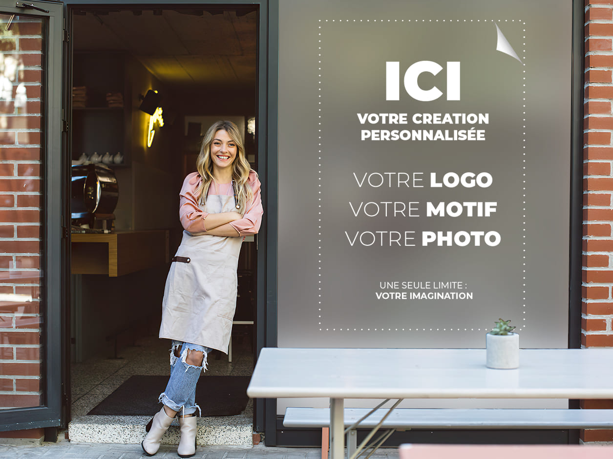 Film électrostatique dépoli translucide à personnaliser - Luminis Films Film électrostatique dépoli translucide à personnaliser - Luminis Films