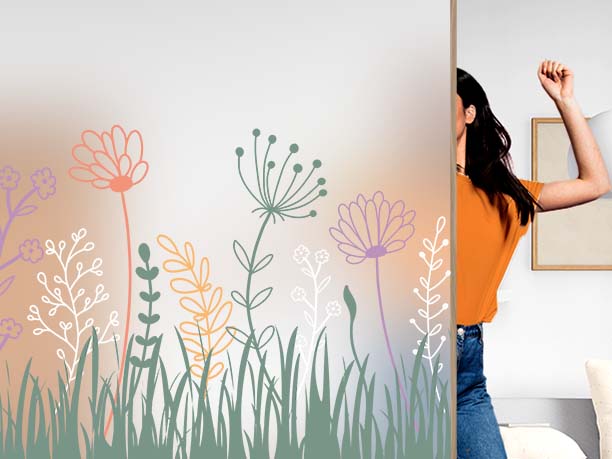  Customizable decorative film with Easter motif. Luminis Films