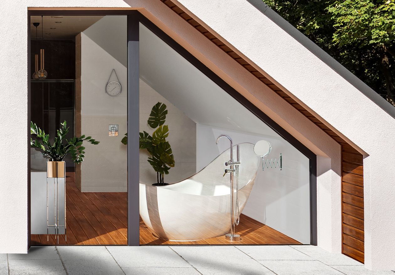 - Luminis Films - Individual Acristalamiento exterior con y sin vinilo efecto espejo bronce vidrio unidireccional
