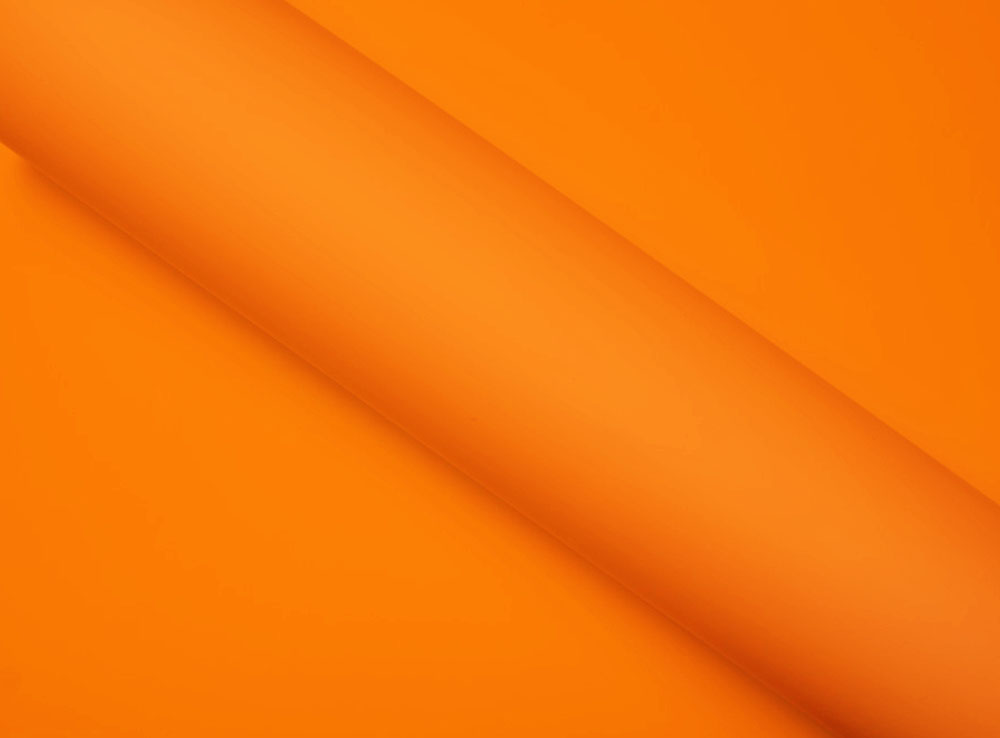 Adhésif décoratif mat orange pour rénovation facile Luminis Films