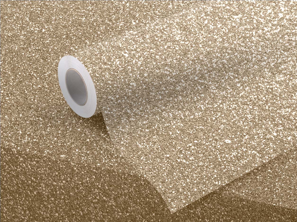 Papier Peint Dore Paillete