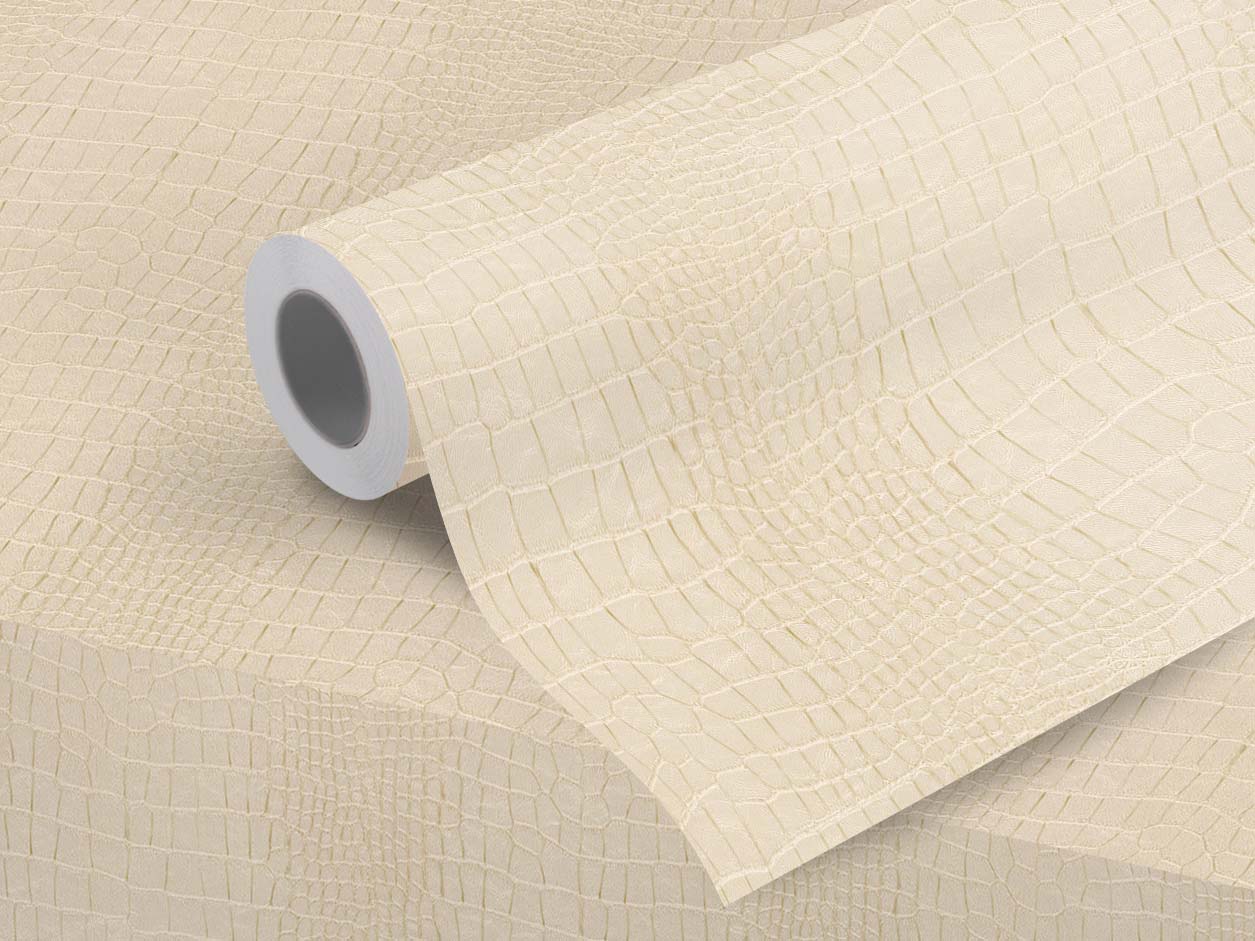 Leder beige Perlmutt Pastille Farbe