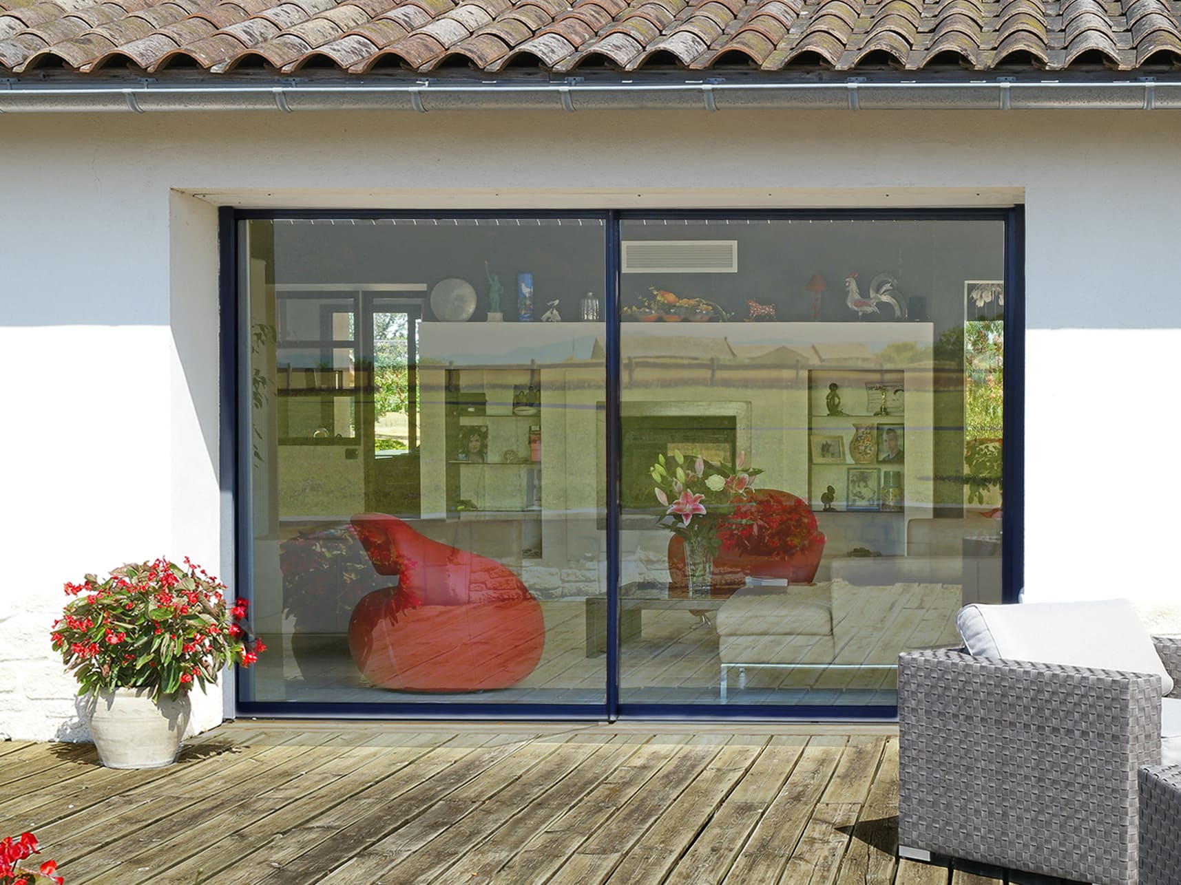 - Luminis Films - Individual Acristalamiento equipado con vinilo de protección solar nano cerámica ultra transparente vista exterior