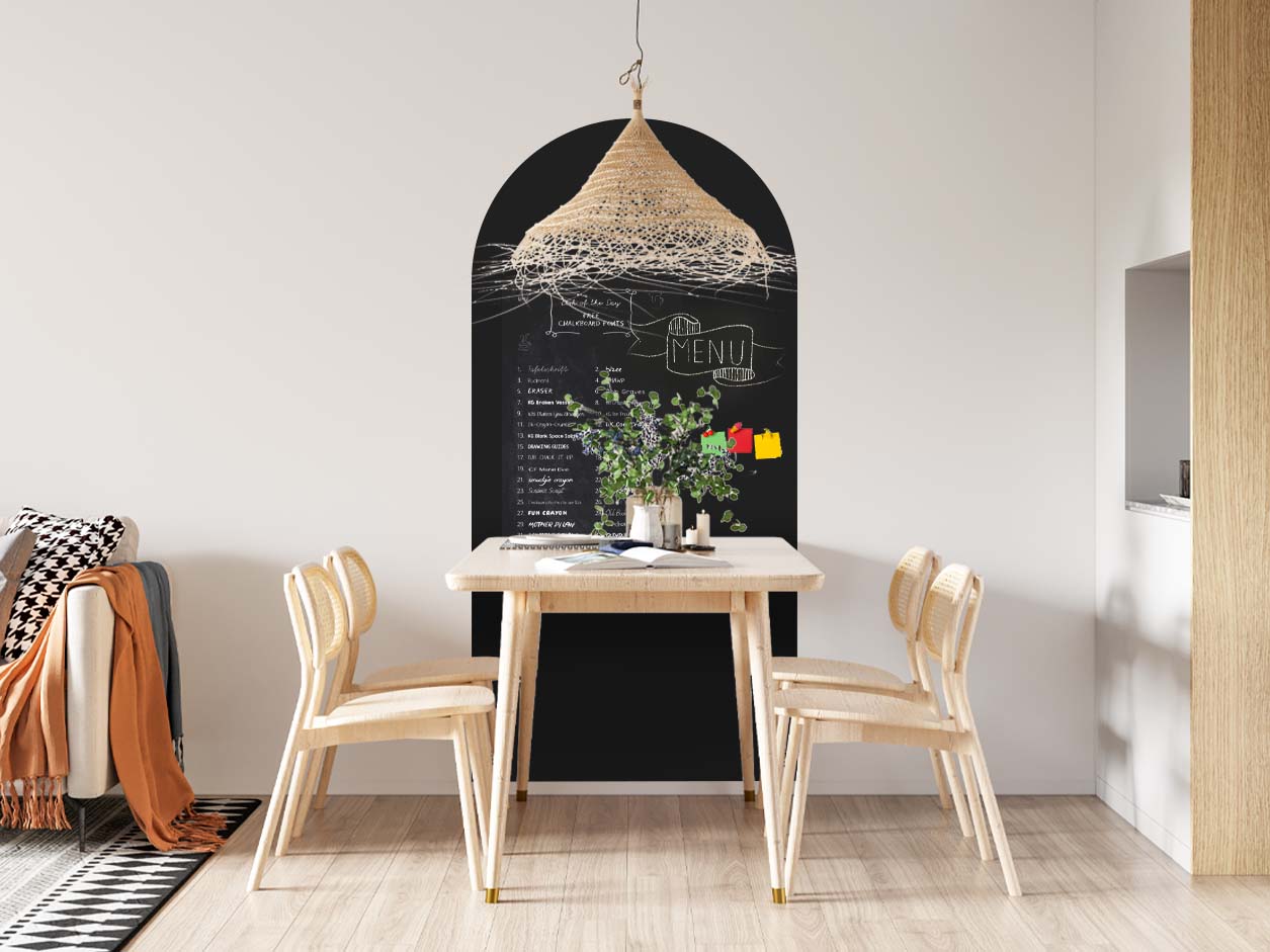 Film tableau aimanté effet ardoise noir - Luminis Films