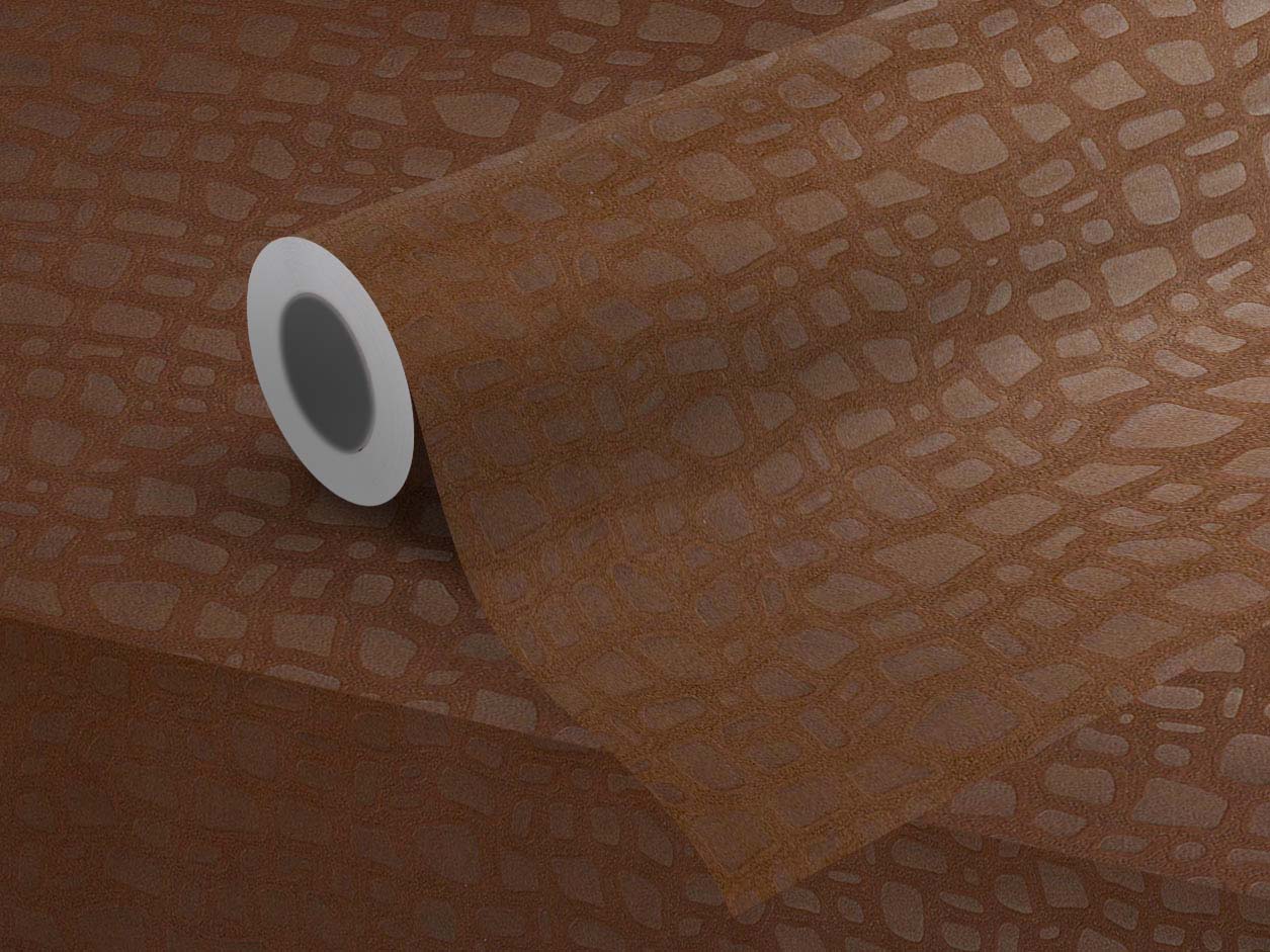 Adhesive fabric design dark brown - TISSU-3119. Luminis Films