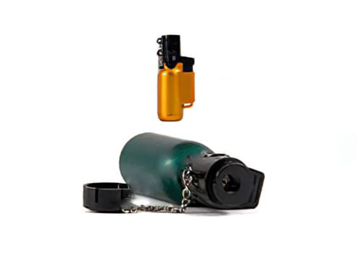  Mini gas flashlight with refill for drying small bubbles. Variance Auto