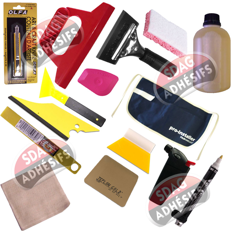  Pack de pose PRO - l'indispensable du professionnel - SDAG ADHÉSIFS