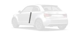 Tinted film kit for 2 door edge protectors