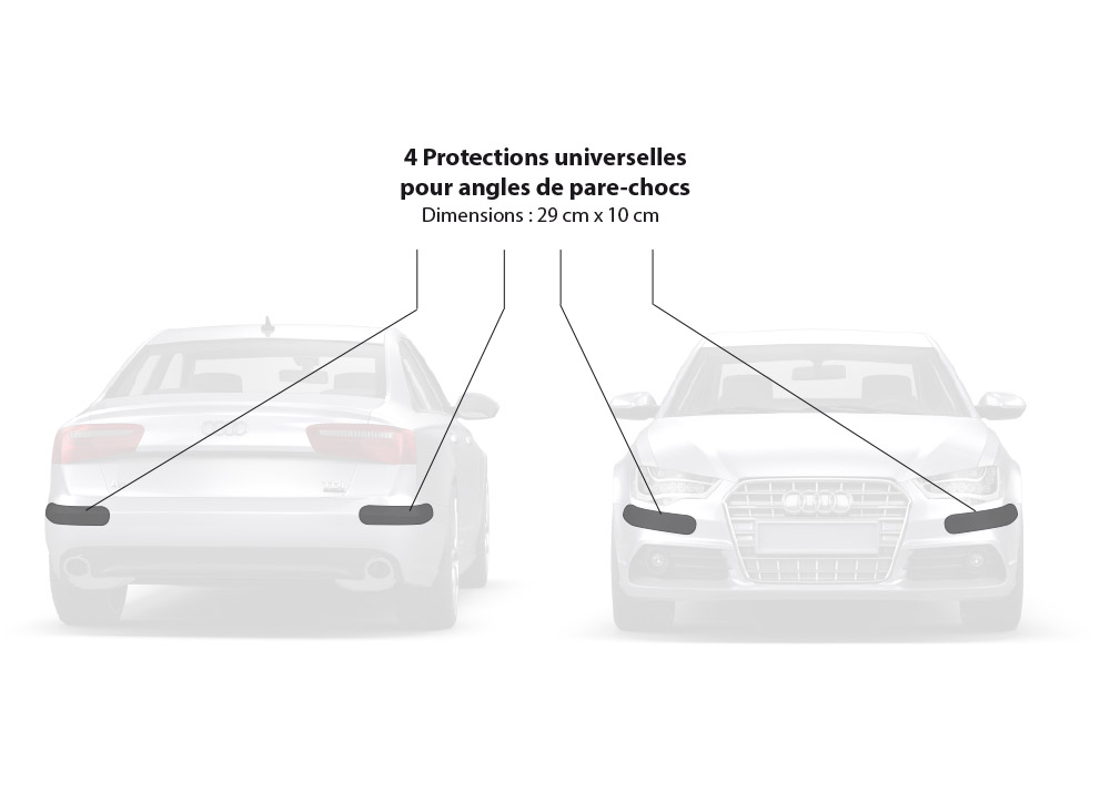 4 protections de carrosserie pour angles de pare-chocs. Variance Auto 4 protections de carrosserie pour angles de pare-chocs. Variance Auto