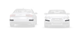 Film pack Paint protection film 4 body protectors for bumper corners Film pack Paint protection film 4 body protectors for bumper corners