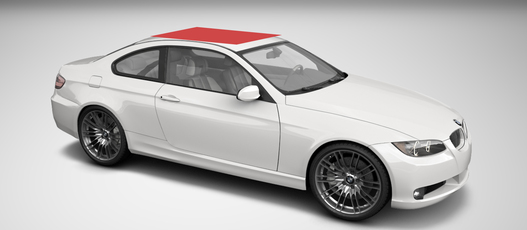 Tinted film kit 1 wrapping for roof - small Tinted film kit 1 wrapping for roof - small