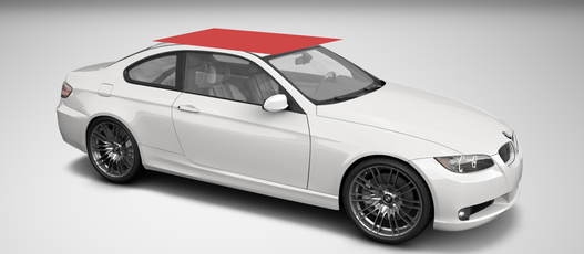 Tinted film kit 1 wrapping for roof - medium Tinted film kit 1 wrapping for roof - medium