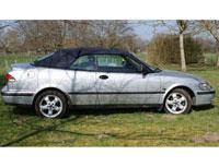 Kit film teinté Saab 900 (2) Cabriolet 2 portes (1994 - 1998)
