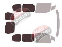 Gabarit vitrage - kit 3/4 arrière - Citroën Berlingo (3) Court 5-6 portes (depuis 2018) Gabarit vitrage - kit 3/4 arrière - Citroën Berlingo (3) Court 5-6 portes (depuis 2018)