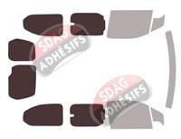 Gabarit vitrage - kit 3/4 arrière - Citroën Berlingo (3) Long 5-6 portes (depuis 2018) Gabarit vitrage - kit 3/4 arrière - Citroën Berlingo (3) Long 5-6 portes (depuis 2018)