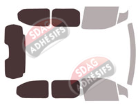 Gabarit vitrage - kit 3/4 arrière - Toyota ProAce City (1) Long 4-5 portes (depuis 2018) Gabarit vitrage - kit 3/4 arrière - Toyota ProAce City (1) Long 4-5 portes (depuis 2018)