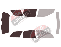 Gabarit vitrage - kit 3/4 arrière - Audi A4 (2) Avant Break 5 portes (2002 - 2008) Gabarit vitrage - kit 3/4 arrière - Audi A4 (2) Avant Break 5 portes (2002 - 2008)