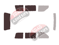 Gabarit vitrage - kit 3/4 arrière - Chrysler Voyager (2) 5 portes (1990 - 1996)