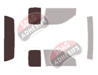 Gabarit vitrage - kit 3/4 arrière - Chevrolet Colorado (1) Ext Cab Pick-up 2 portes (2003 - 2012) Gabarit vitrage - kit 3/4 arrière - Chevrolet Colorado (1) Ext Cab Pick-up 2 portes (2003 - 2012)