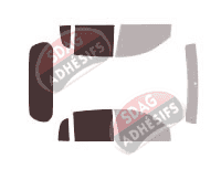 Gabarit vitrage - kit 3/4 arrière - Mitsubishi L200 (4) Double Cab Pick-up 4 portes (2006 - 2015) Gabarit vitrage - kit 3/4 arrière - Mitsubishi L200 (4) Double Cab Pick-up 4 portes (2006 - 2015)